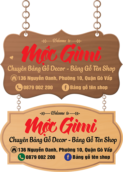Đặt hàng tại<br/>Bảng gỗ Mộc Gimi